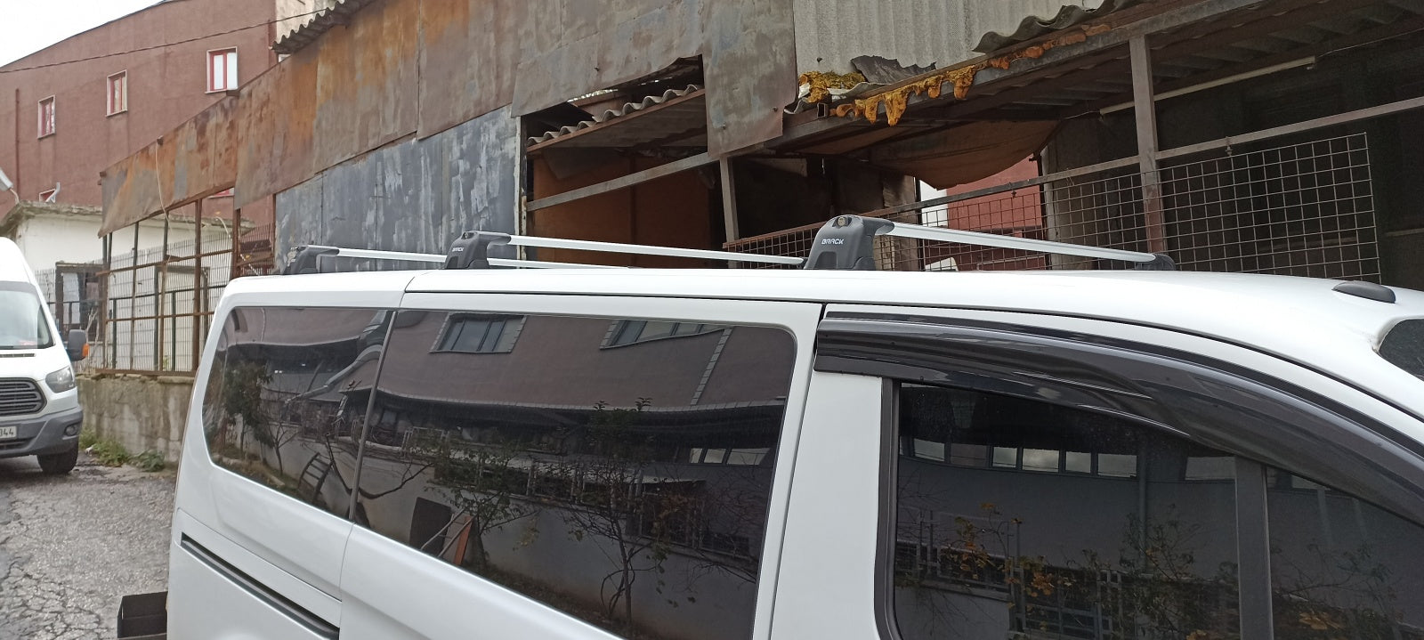 Ford Transit Custom Roof Racks Cross Bars Rails Top Carrier Alu Black 2014-2022 Ford Transit Custom Roof Racks Cross Bars Rails Top Carrier Alu Black 2014-2022